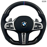 Карбонов рязан M волан с подгрев BMW G серия 1 2 3 4 5 6 7 8 X3 X4 X5 X6 X7 - 0220